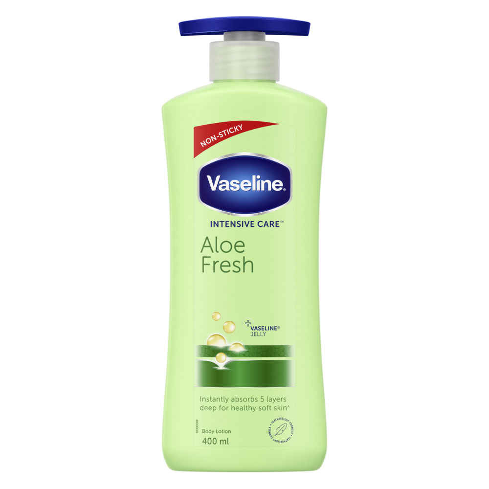 Buy Vaseline Intensive Care Aloe Fresh Body Lotion 400 ml - Purplle