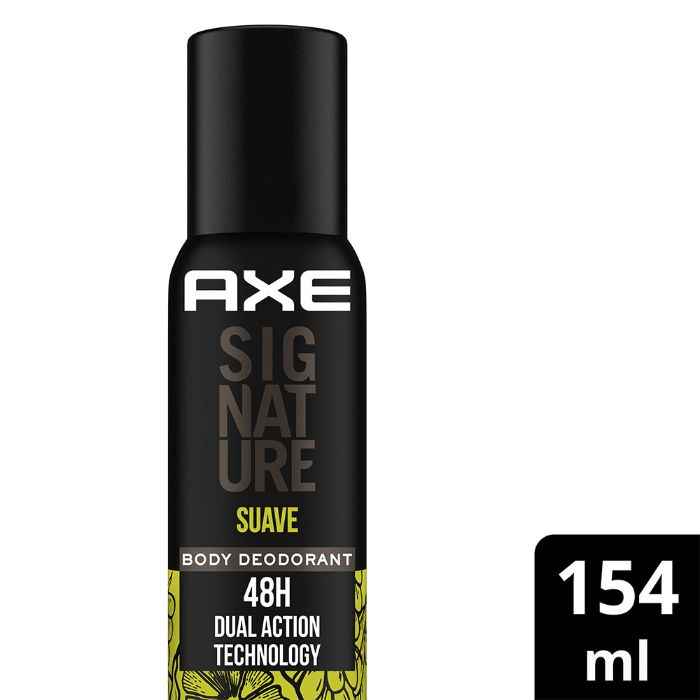 Buy Axe Signature Suave Long Lasting No Gas Deodorant Bodyspray Perfume For Men, 154 ml - Purplle