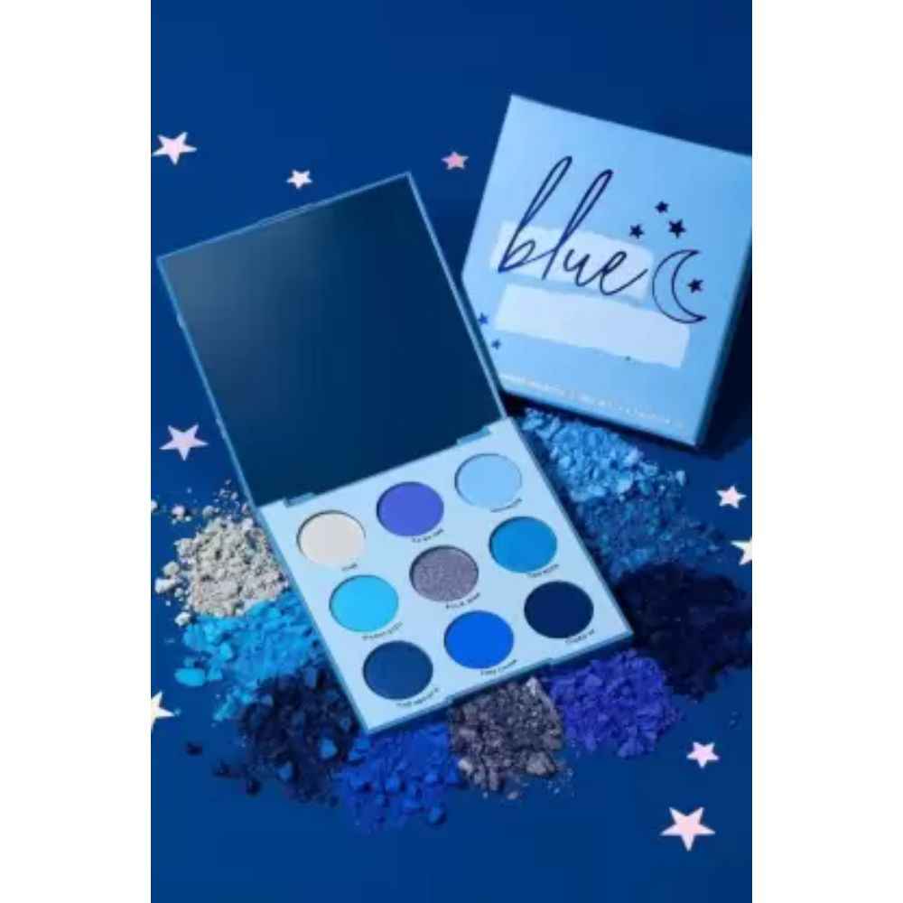Buy s.f.r color Blue Berry Popular Pressed Pigment 9 Multicolor Eyeshadow Palette (9g) 7306 - Purplle