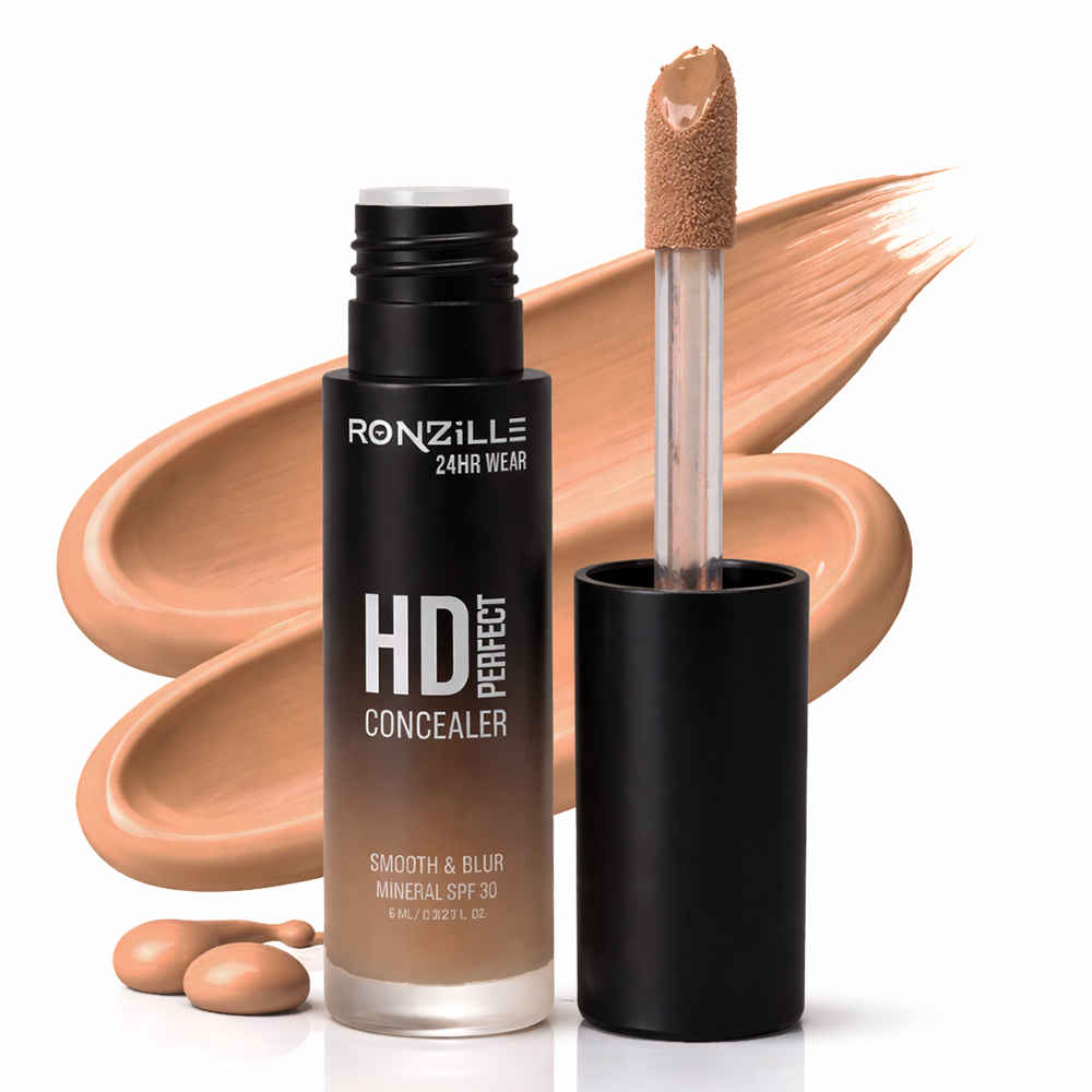 Buy Ronzille 24HR Wear HD Perfect Concealer Smooth & Blur Mineral SPF30 Concealer-607 - Purplle