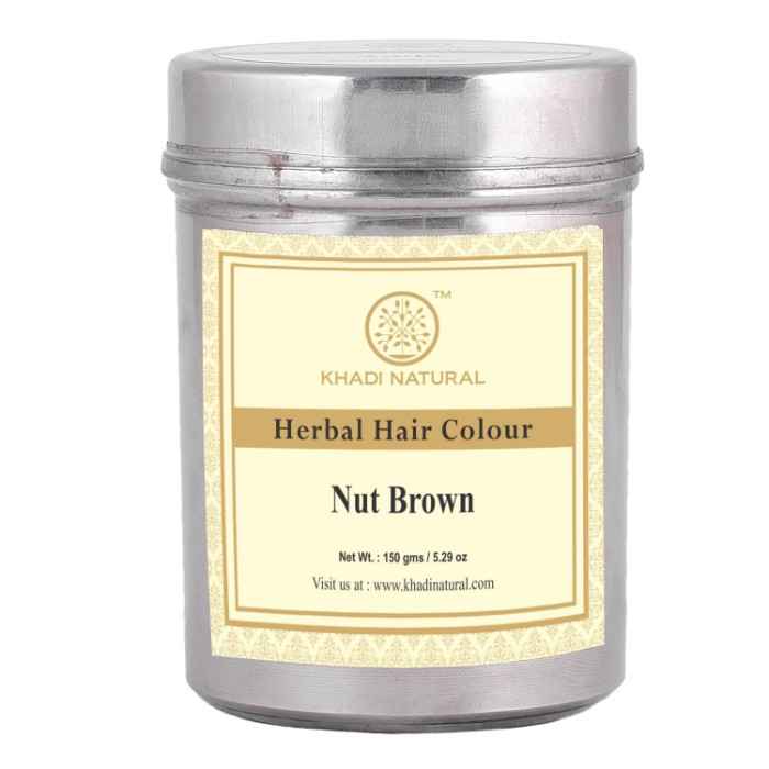 Buy Khadi Natural Ayurvedic Nut Brown Henna Natural Hazel (150 g) - Purplle