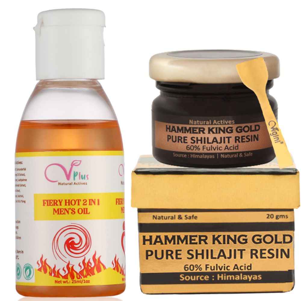 Buy Vigini Pure Shilajit Gold Premium Best Original 60% Fulvic Acid Resin 20g | Sexual Long Time Strength Stamina Energy Power Performance Vitality Testosterone Booster & Fairy Hot Sensual Massage Lubricant Power Oil Male 25ml - Purplle