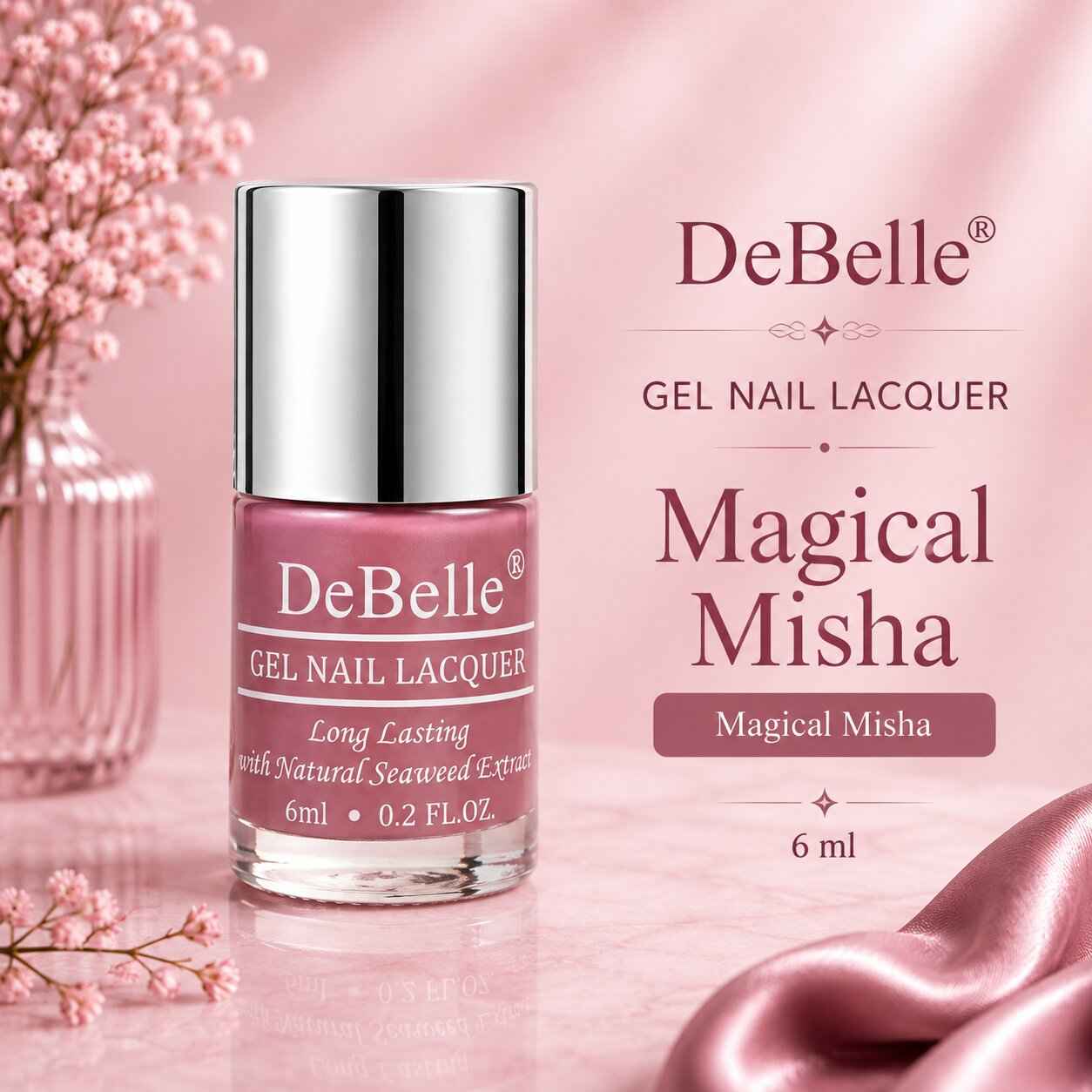 Buy DeBelle Gel Nail Lacquer Magical Misha (6 ml) - Purplle