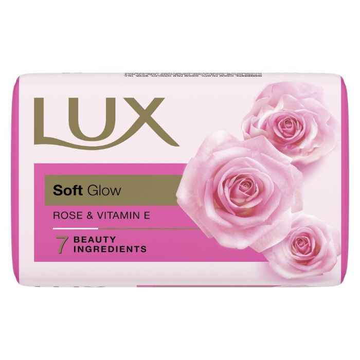 Buy Lux Soft Glow Rose & Vitamin E For Glowing Skin Soap Beauty Soap 150 g - Purplle