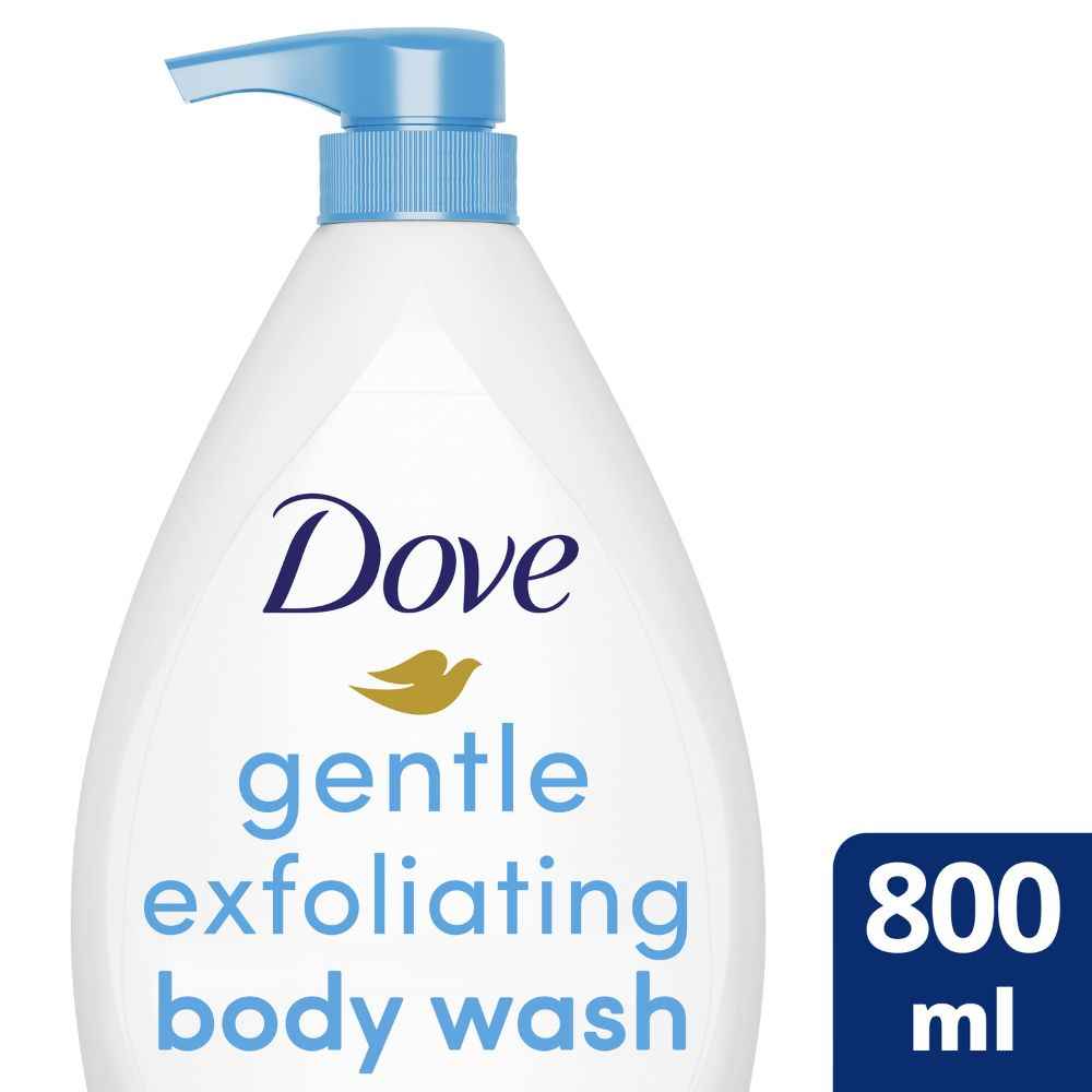 Buy Dove Gentle Exfoliating Beads Body Wash For Softer Smoother Skin 800 ml - Purplle