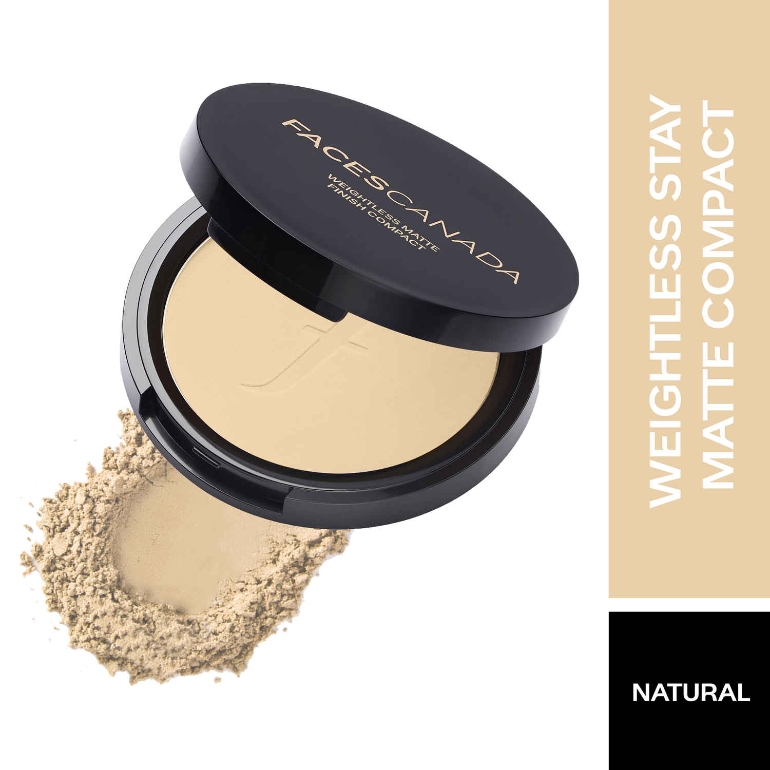 Buy Faces Canada Eye & Face Combo - Magneteyes Kajal + Weightless Compact (Natural) ,9.35 ml - Purplle
