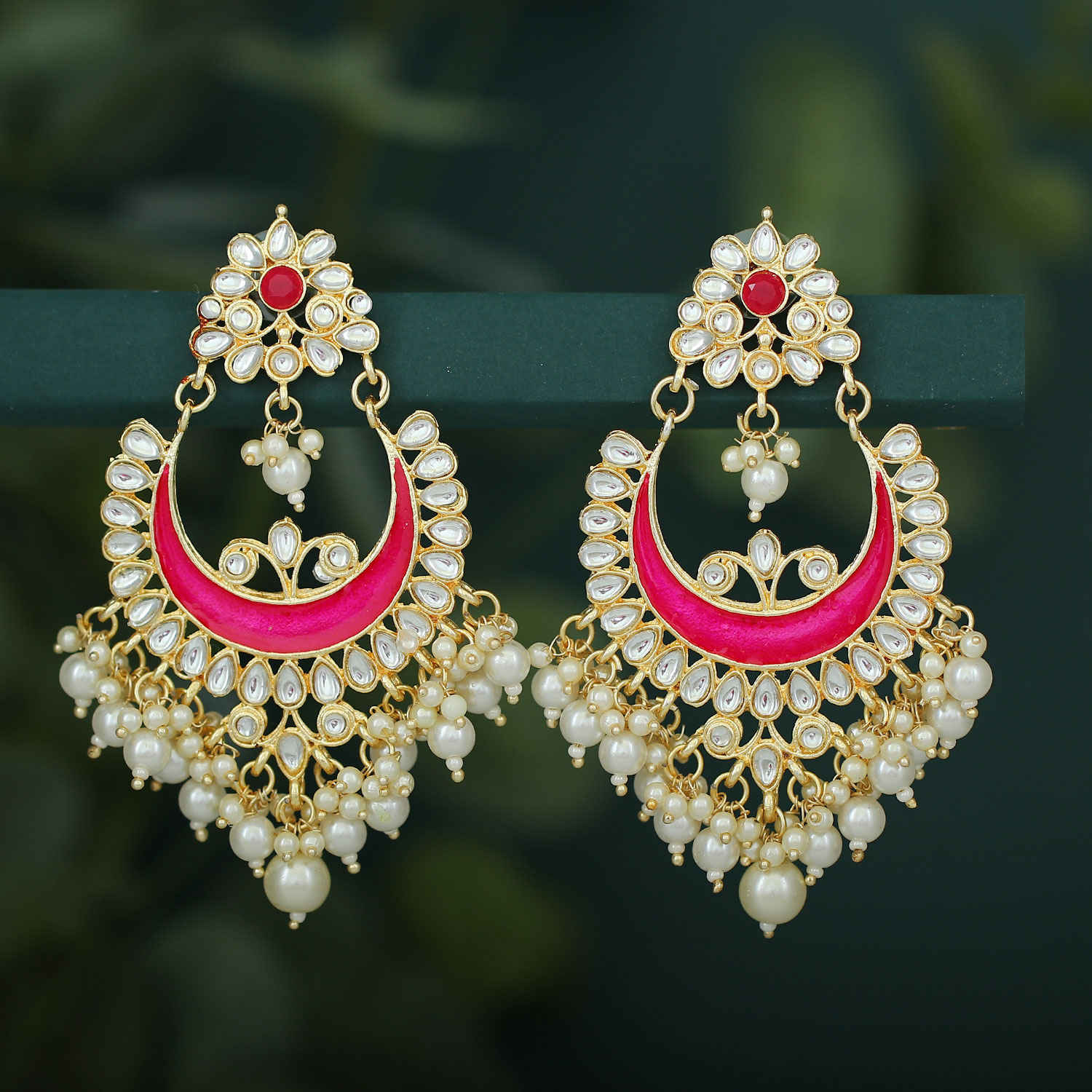 Sukkhi Premium Rakhi Set Of 2 For Brother - Gold Plated With Kundan & Meenakari Work, Includes Roli Chawal & Greeting Card