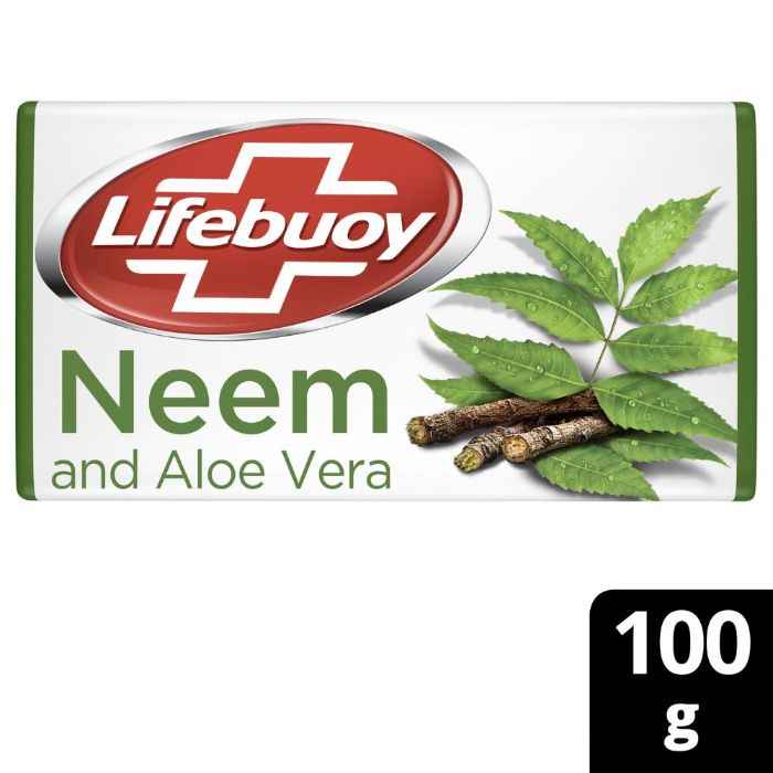 Buy Lifebuoy Neem & Aloe Vera 100% Better Skin Protection Soap 100 g - Purplle