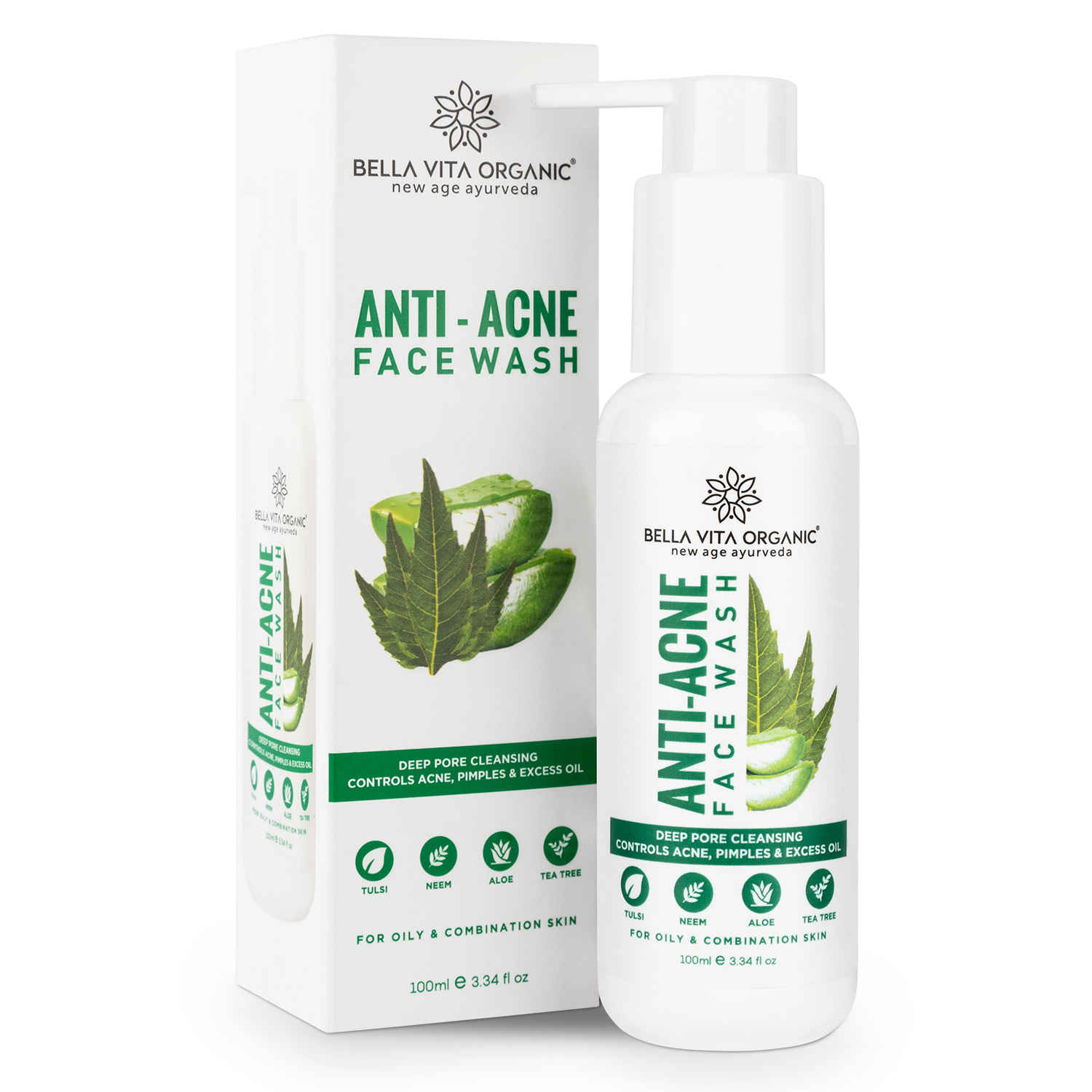 Buy Bella Vita Organic Anti- Acne Face wash - Purplle