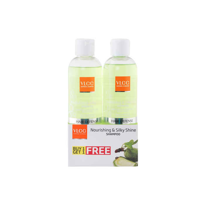 Buy VLCC Nourishing & Silky Shine Shampoo (350 ml) (Buy 1 Get 1 Free) - Purplle