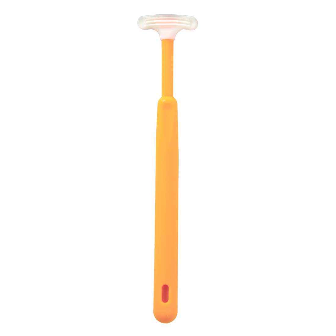 Buy Mee Mee Tender Tongue Cleaner Brush (Single Pack, Orange) - Purplle