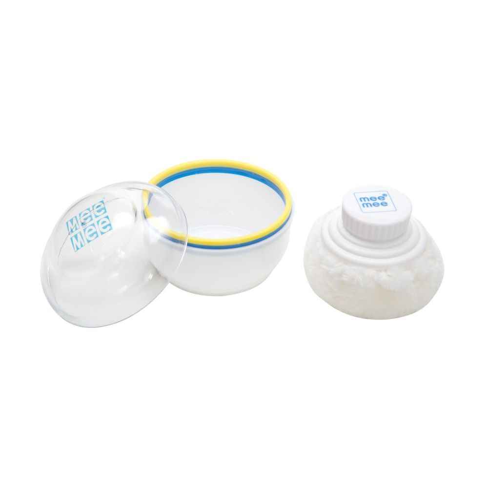 Buy Mee Mee Baby Premium Powder Puff_Blue (Blue) - Purplle