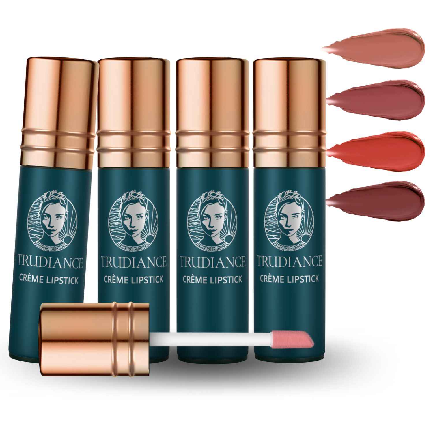 Buy TRUDIANCE Moods Of Brown | Transfer-Proof | Velvet Matte Finish | Cream Lipstick | Long-Lasting | Vegan | Toxin-Free with Natural Active Ingredients - Purplle