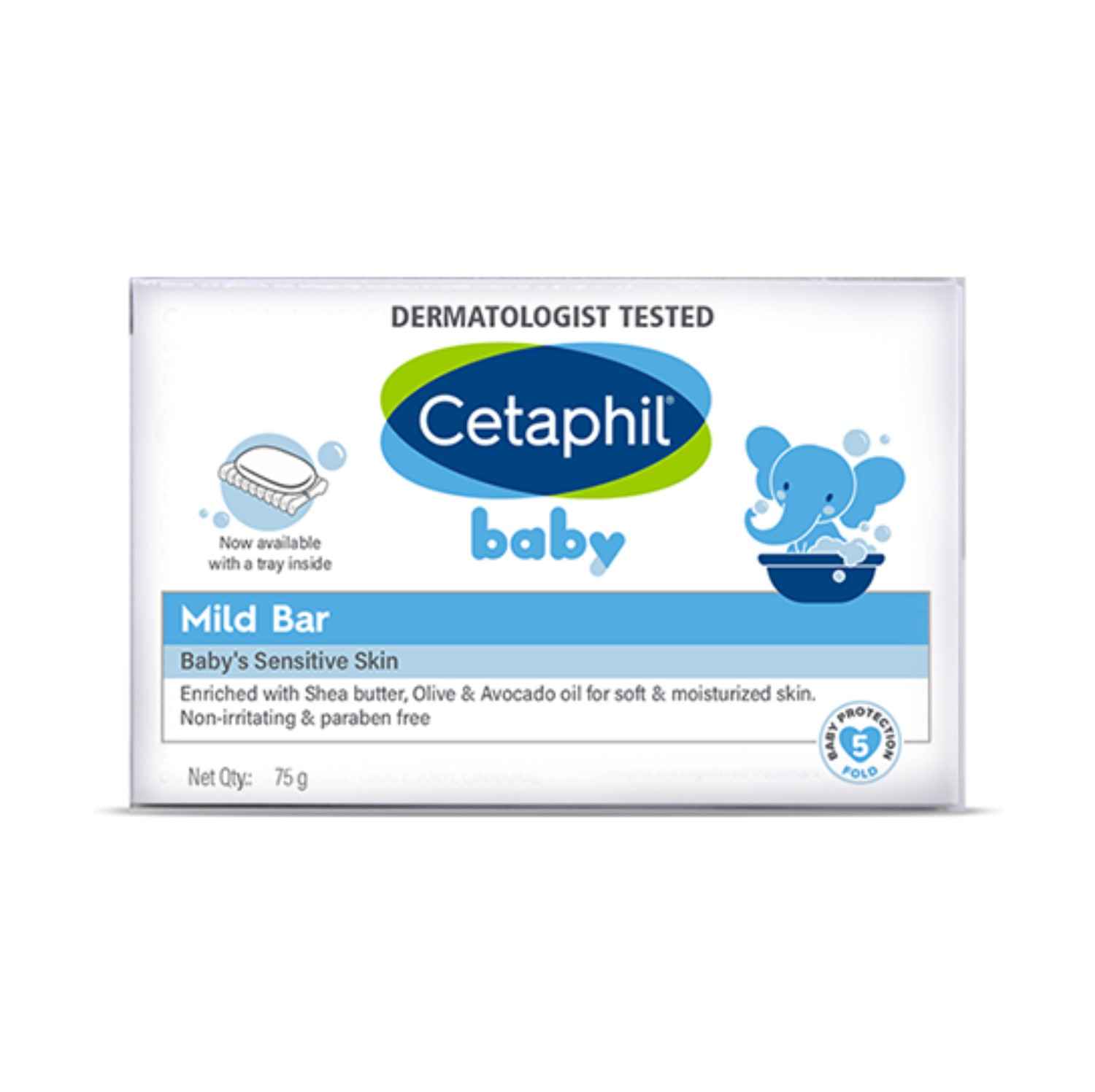 Buy Cetaphil Baby Mild Bar (75 g) - Purplle