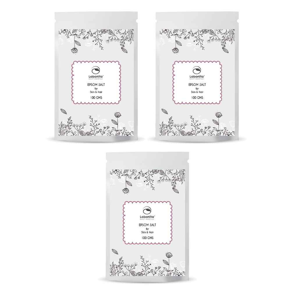 Buy Pack of 3 Labonita Epsom Salt-100 GMS each - Purplle
