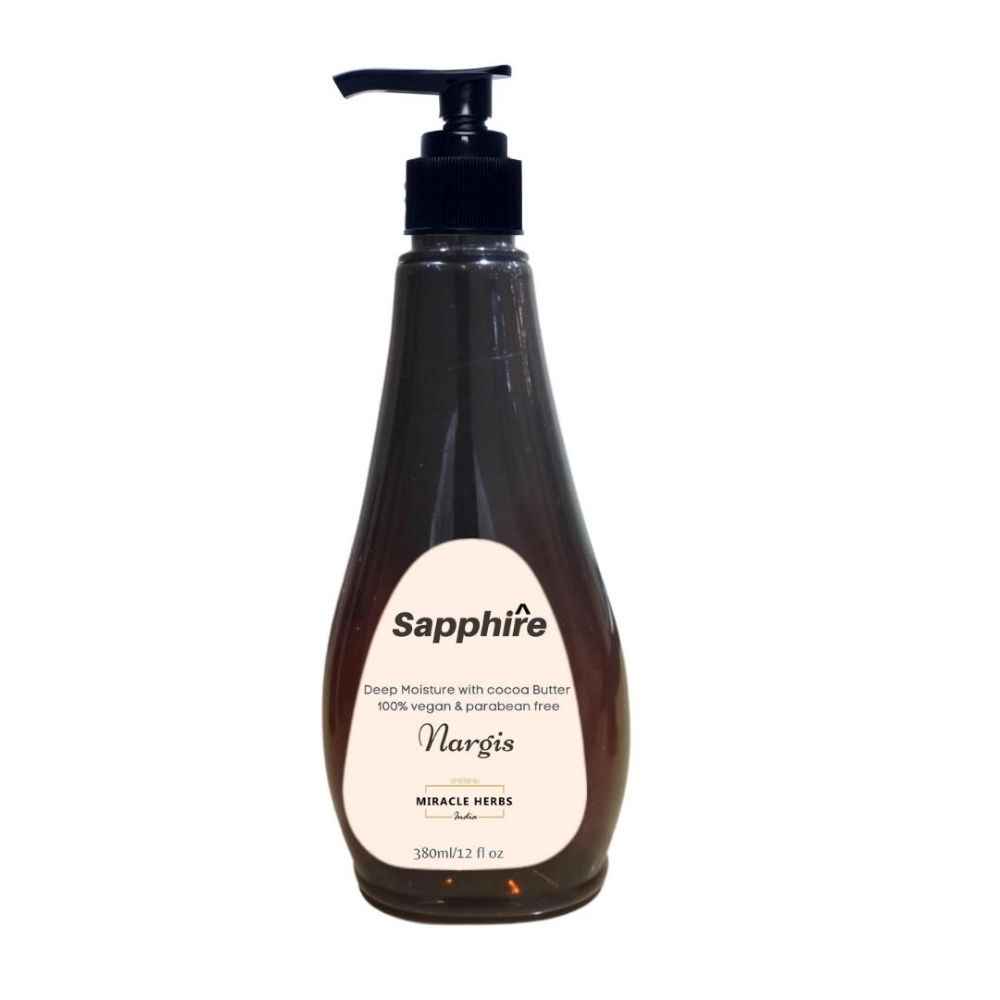 Buy Miracle Herbs Deep Moisture With Cocoa Butter 100% Vegan & Parabean Free Sapphire Body Lotion Nargis - Purplle