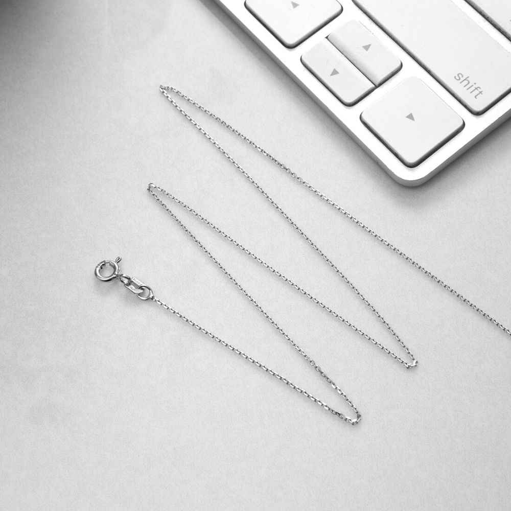 Buy Zavya 925 Sterling Silver Chain Rhodium-Plated | With Certificate of Authenticity and 925 Hallmark - Purplle