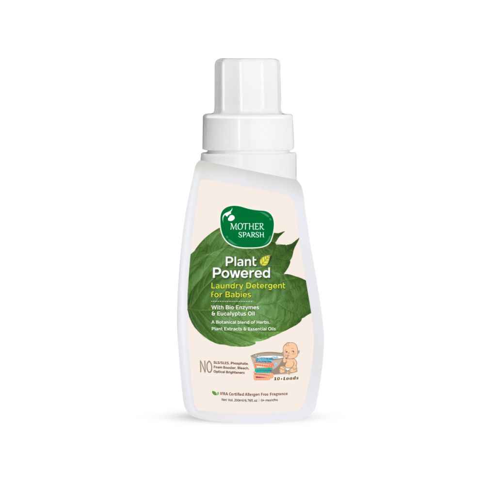 Buy Mother Sparsh Plant Powered Baby Liquid Laundry Detergent-200ml - Purplle