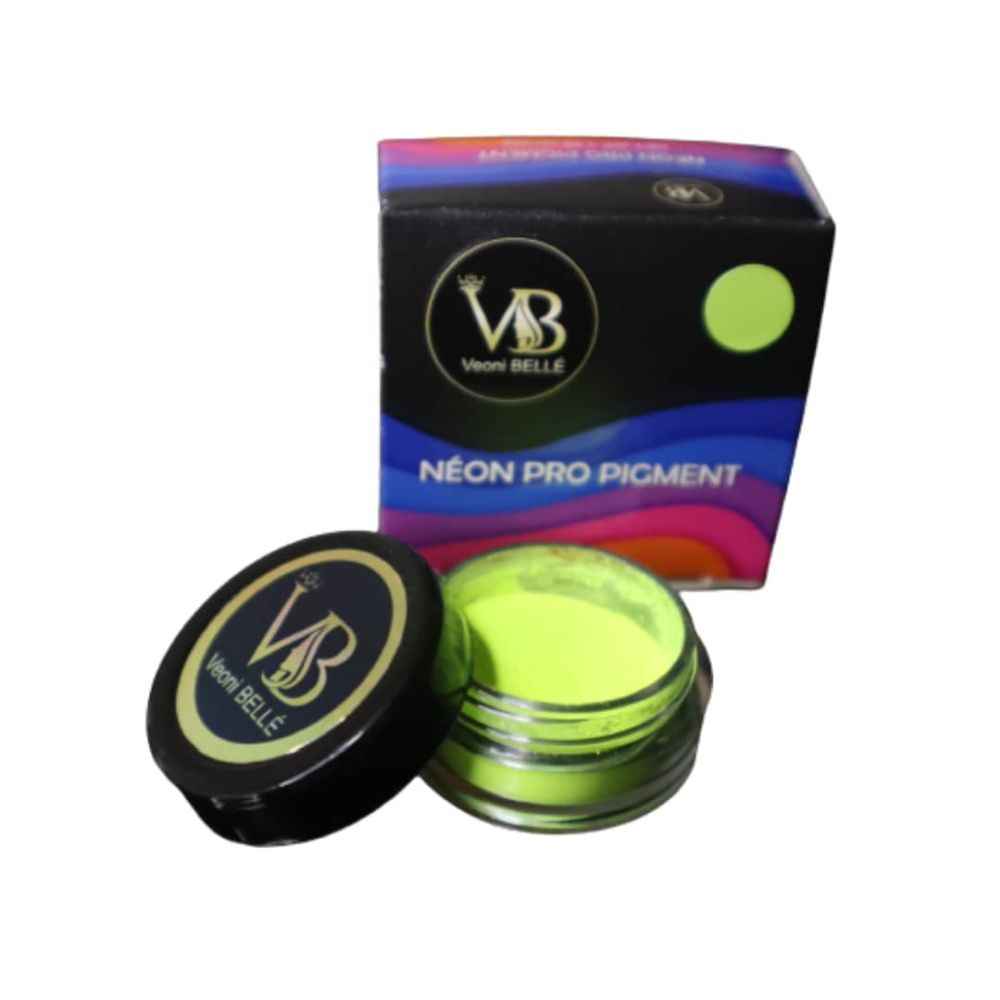 Buy Veoni Belle Neon Lemon Light Green Eyeshadow Pigment For Eyemakeup - Purplle