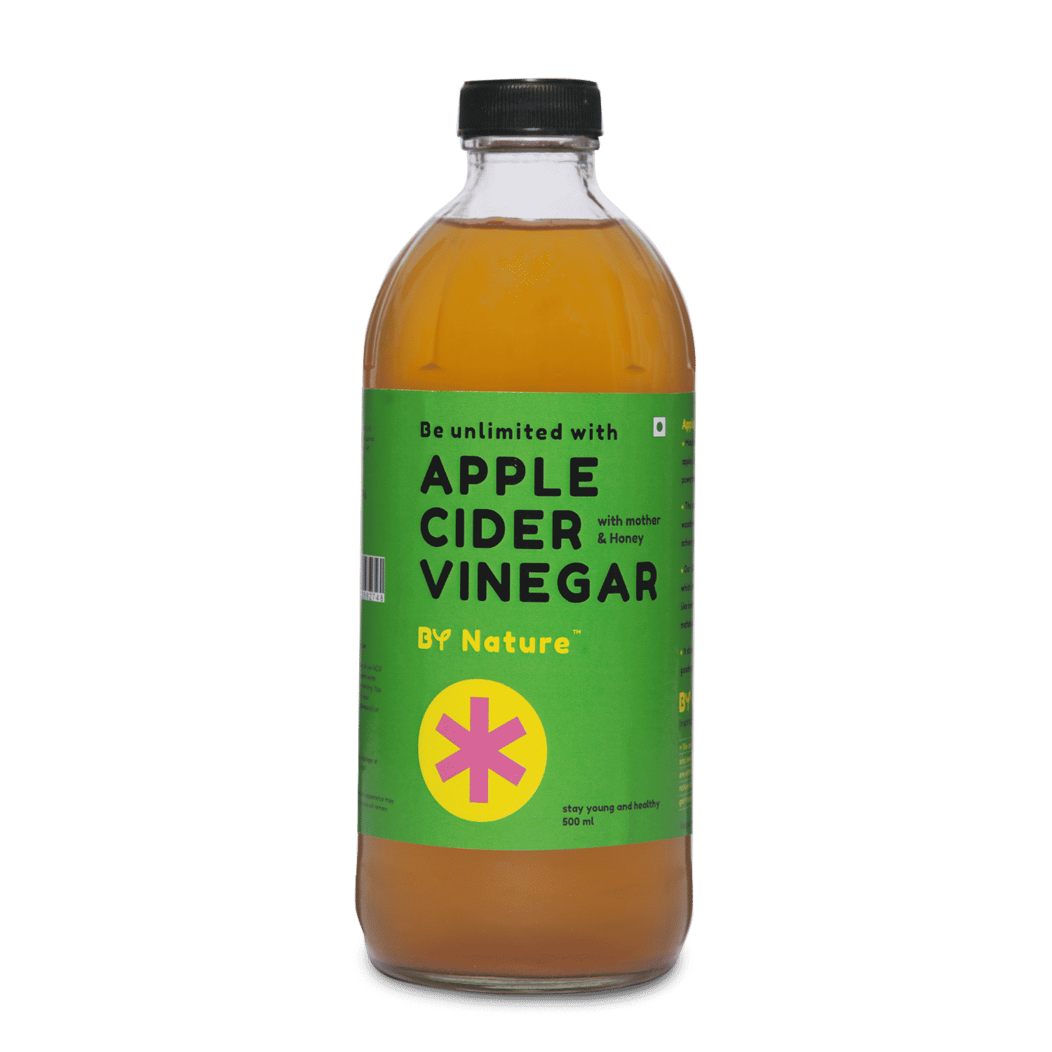Buy By Nature Apple Cider Vinegar with Mother & Honey, 500 ml - Purplle