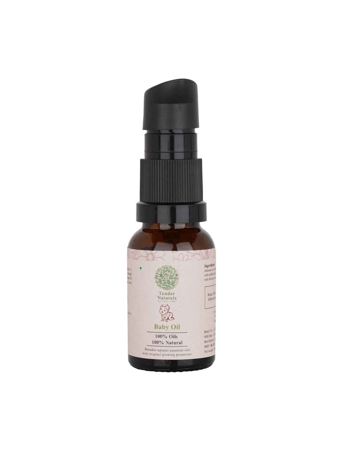 Buy Tender Naturals Baby Oil - 15 ml - Purplle