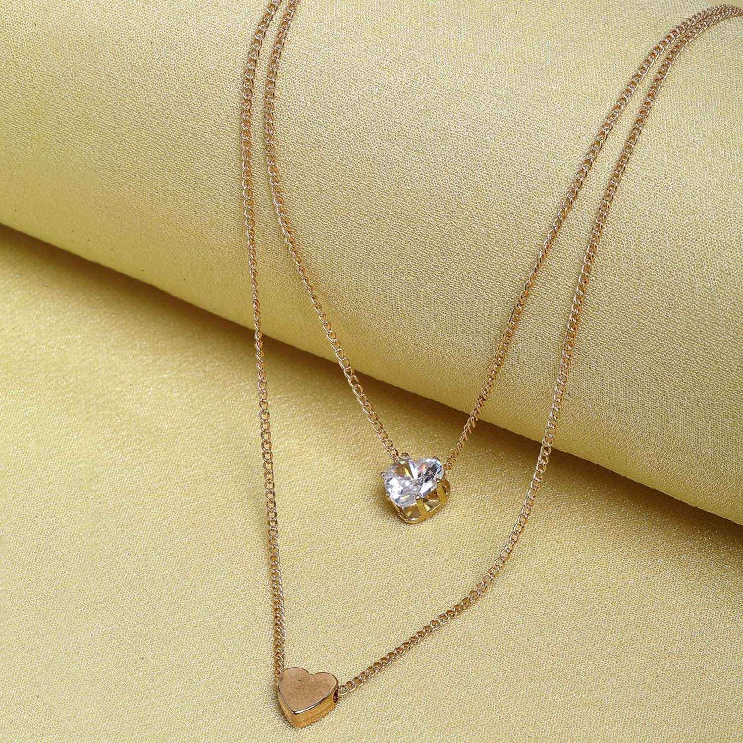 Buy Ferosh Masha Heart Necklace - Purplle