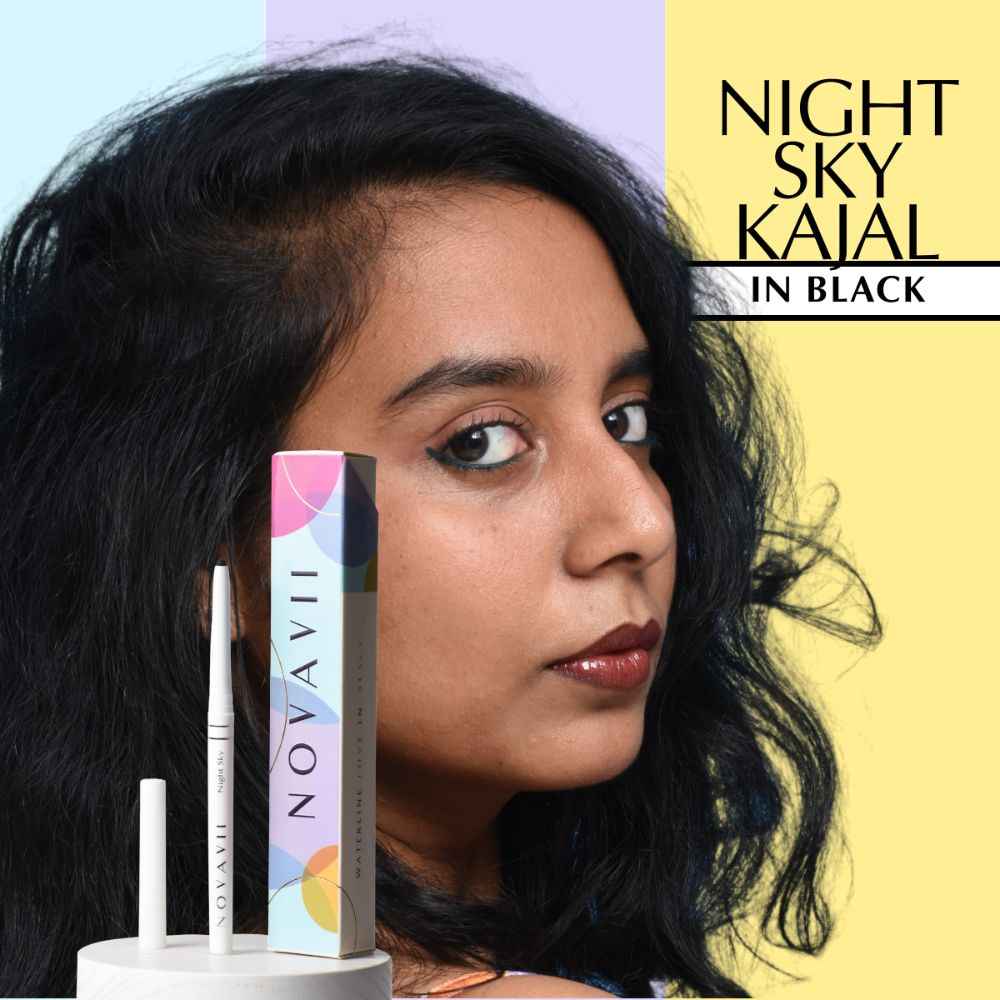 Buy Novavii Night Sky - Kajal - Black - Purplle