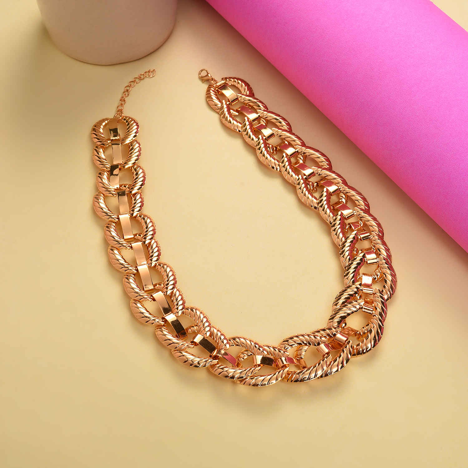 Buy SOHI Women Gold-Plated Statement Chain - Purplle