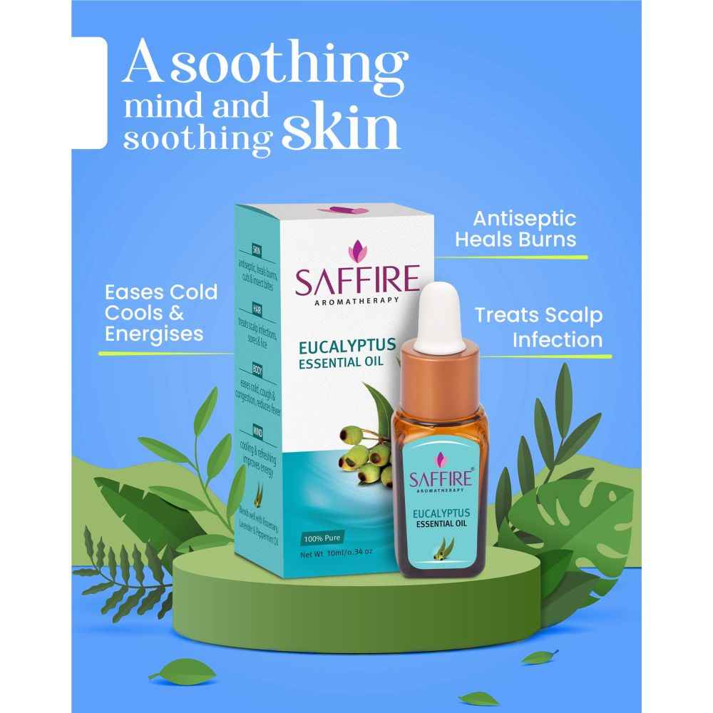 Buy Saffire Naturals Essential Oil-Eucalyptus (10ml) - Purplle