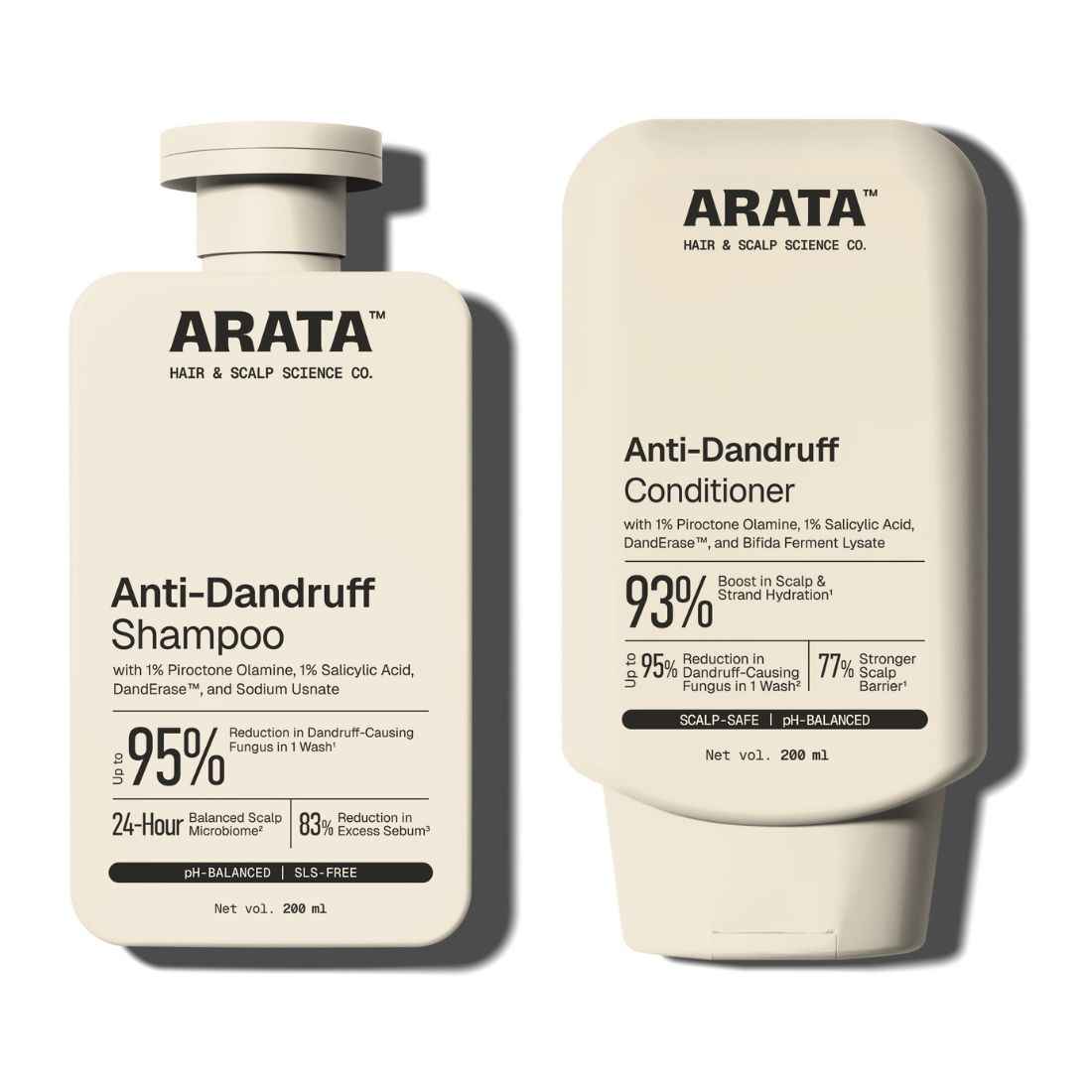 Buy Arata Dandruff Detox Duo For Normal To Oily Hair (400 gm) - Purplle