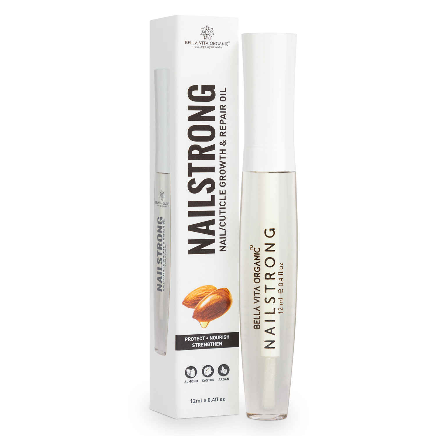 Buy Bella Vita Organic NailStrong Cuticle Oil For Nails - Purplle