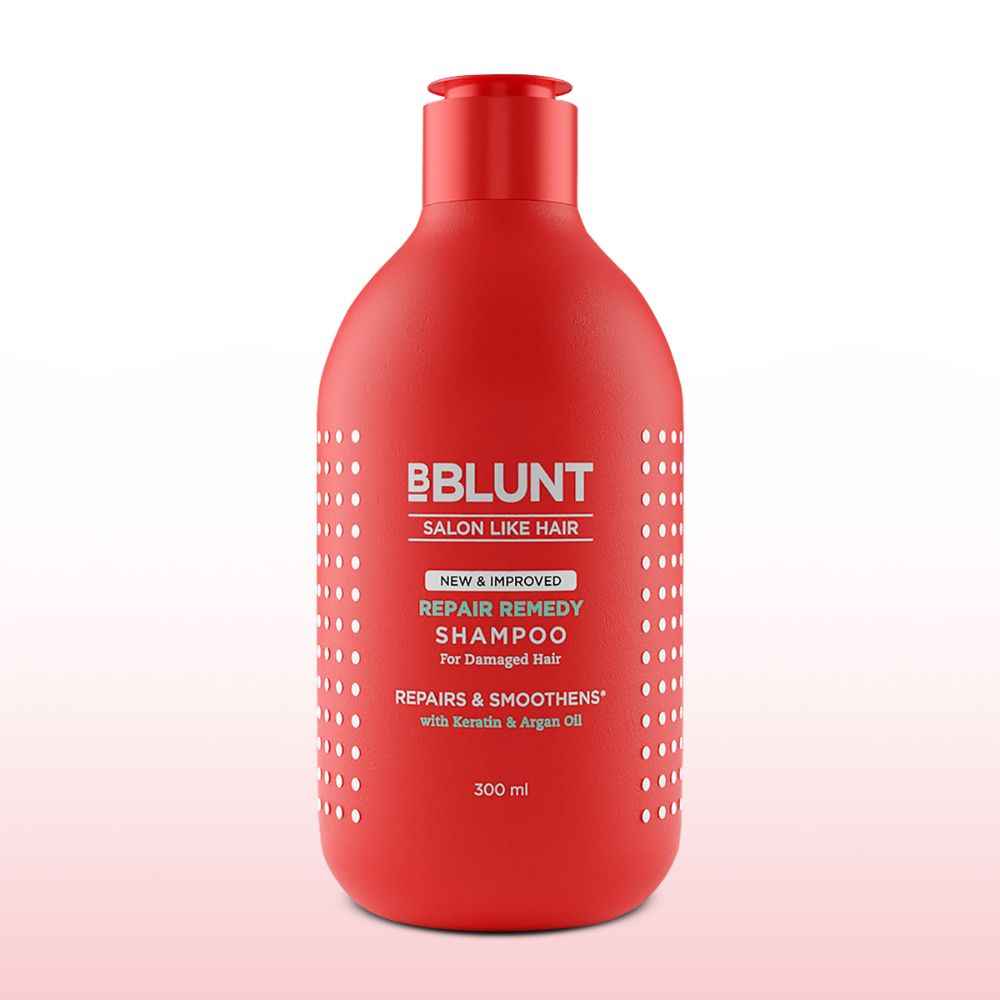 Buy BBLUNT Repair Remedy Shampoo with Keratin & Argan Oil - 300 ml - Purplle