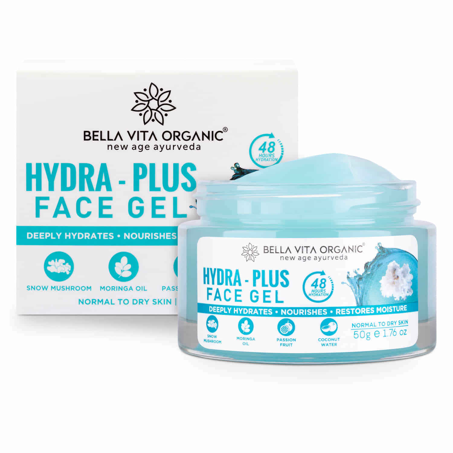 Buy Bella Vita Organic Hydra - Plus Face Gel 50 gm - Purplle