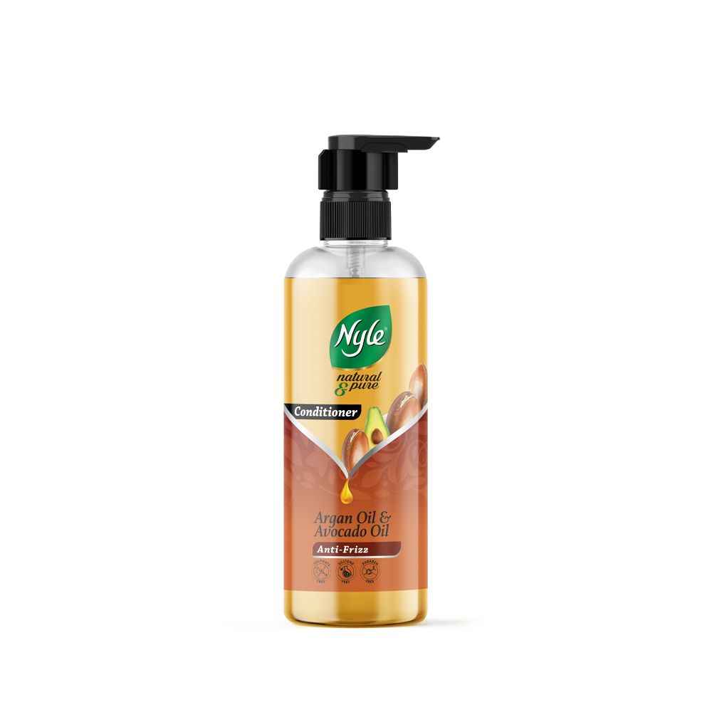 Buy Nyle Natural & Pure Conditioner For Frizz Free Hair, With Goodness Of Argan Oil & Avocado Oil, For Men & Women, No Paraben, No Sulphate And No Silicone, 250ml - Purplle