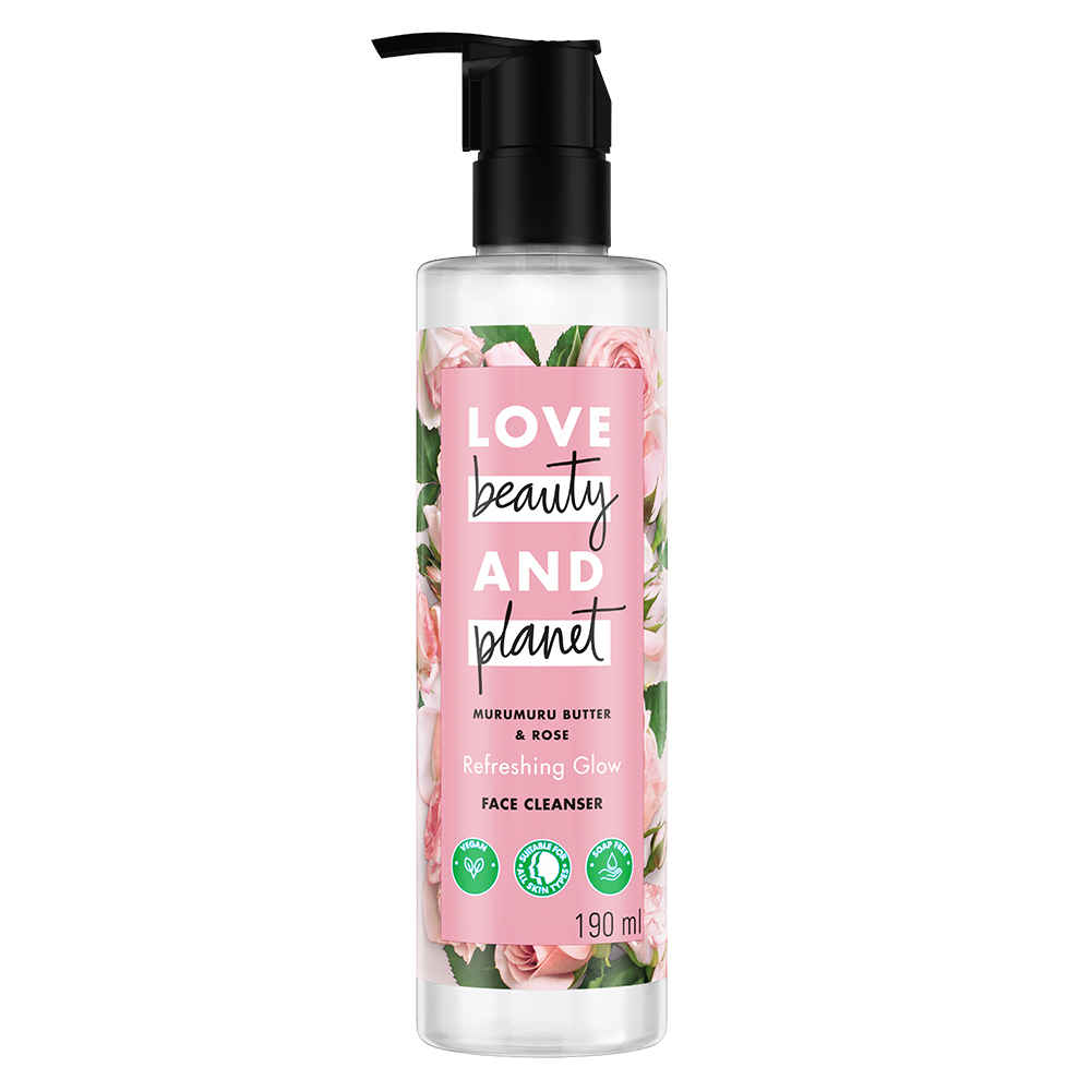 Buy Love Beauty And Planet Murumuru Butter & Rose Face Cleanser 190 ml - Purplle