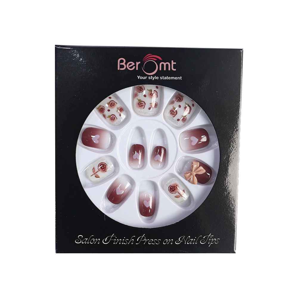 Buy BEROMT CASUAL NAILS- 745 (NAIL KIT INCLUDED) - Purplle