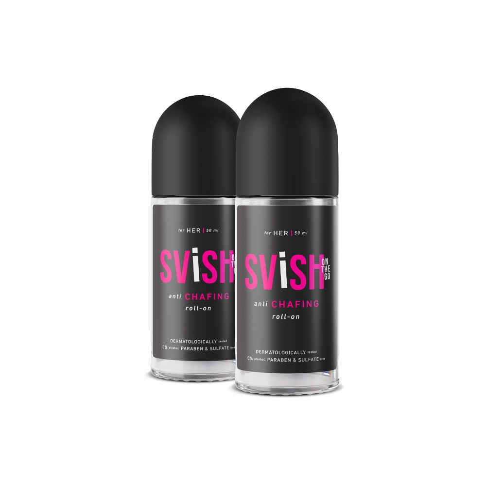Buy Svish On The Go Anti-Chafing Roll-On for women | Reduces Skin Irritation & Rashes 50 ml (Pack of 2) - Purplle