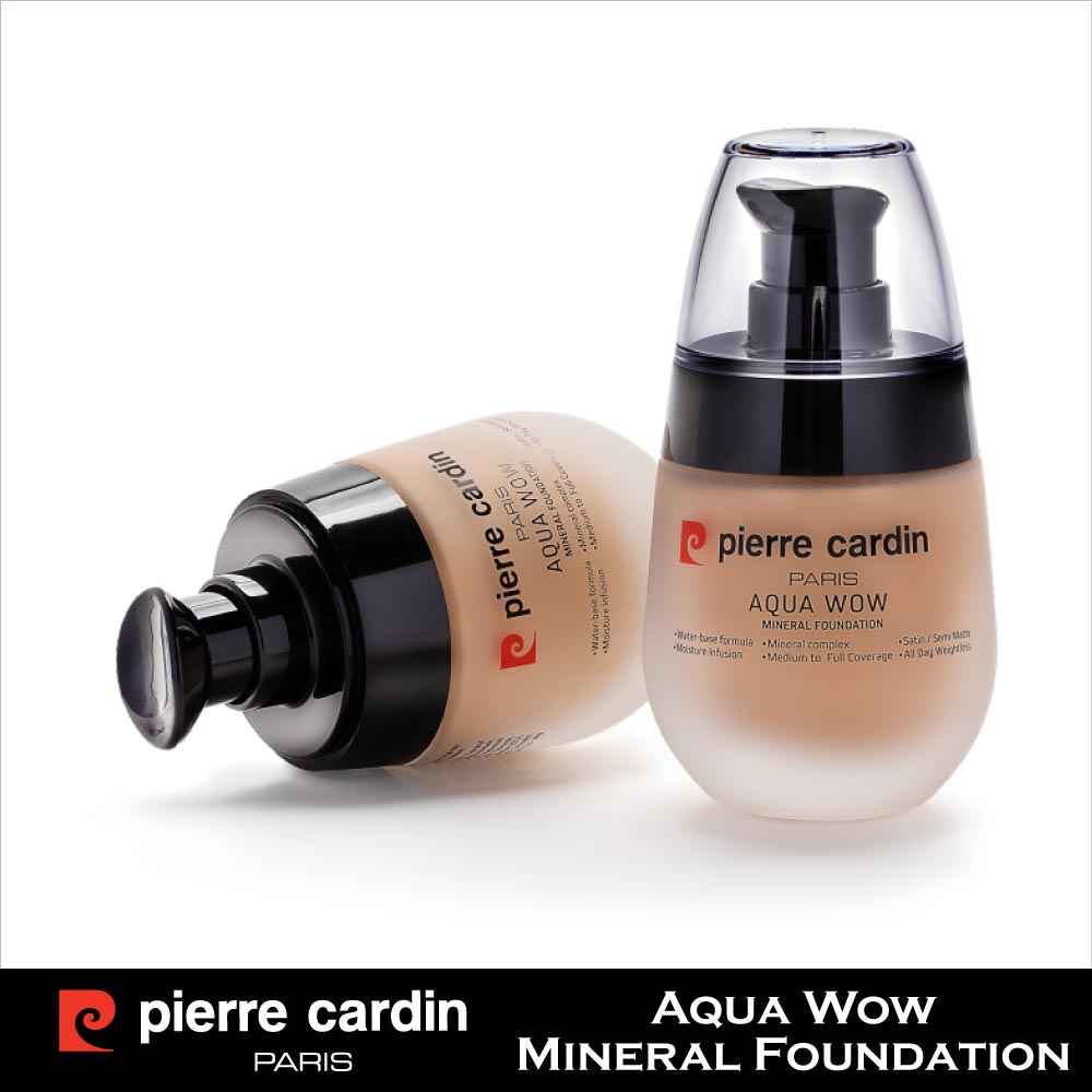 Buy Pierre Cardin Paris - Aqua Wow Mineral Foundation 901-Rose Skin With Neutral Beige - Purplle