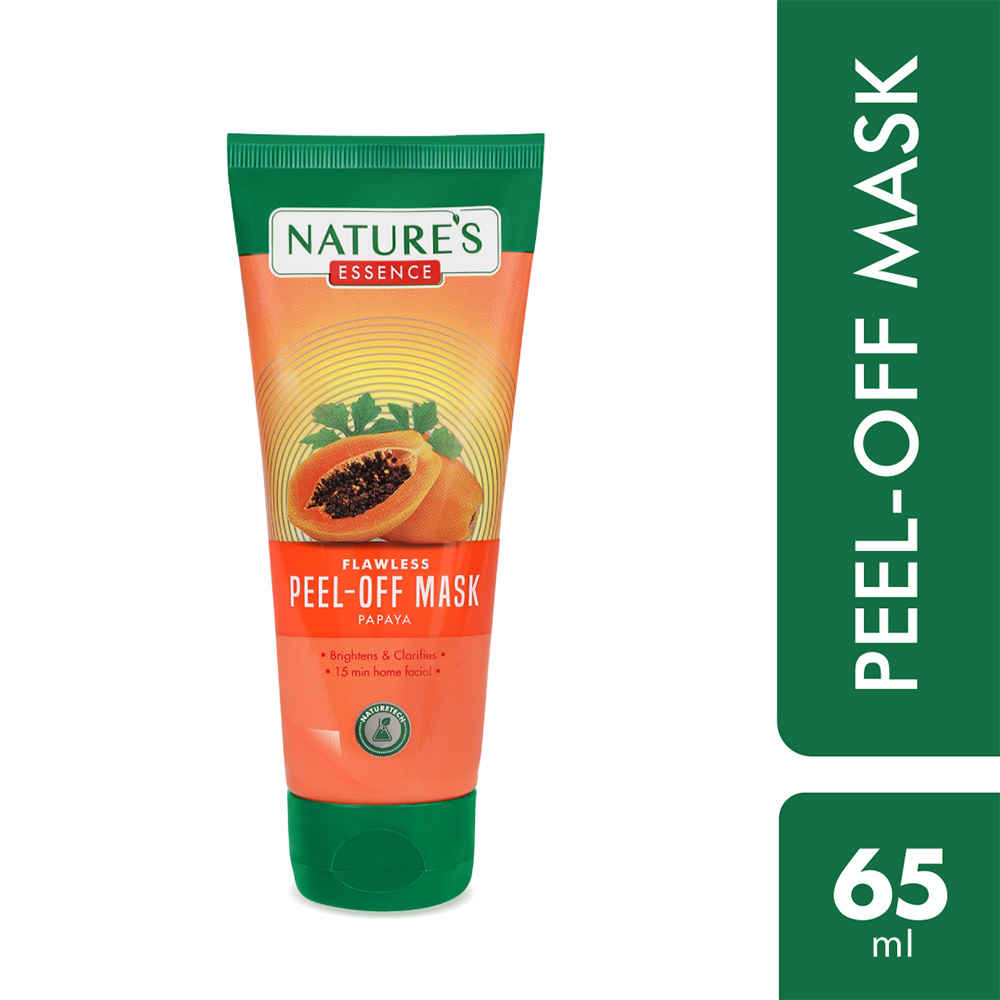 Buy Natures Essence Flawless Papaya Peel-Off Mask 65ml/64g - Purplle