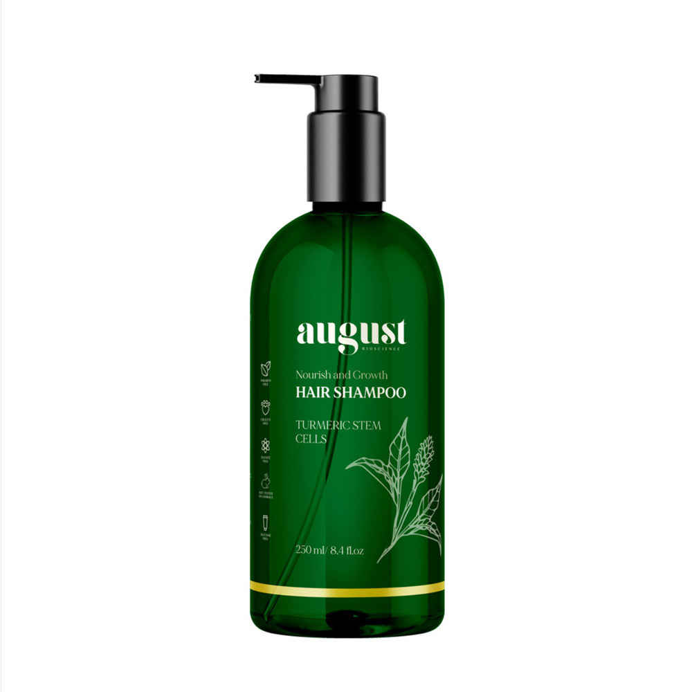 Buy August Bioscience Hair Shampoo Nourish & Growth with Turmeric Stem Cells - Purplle
