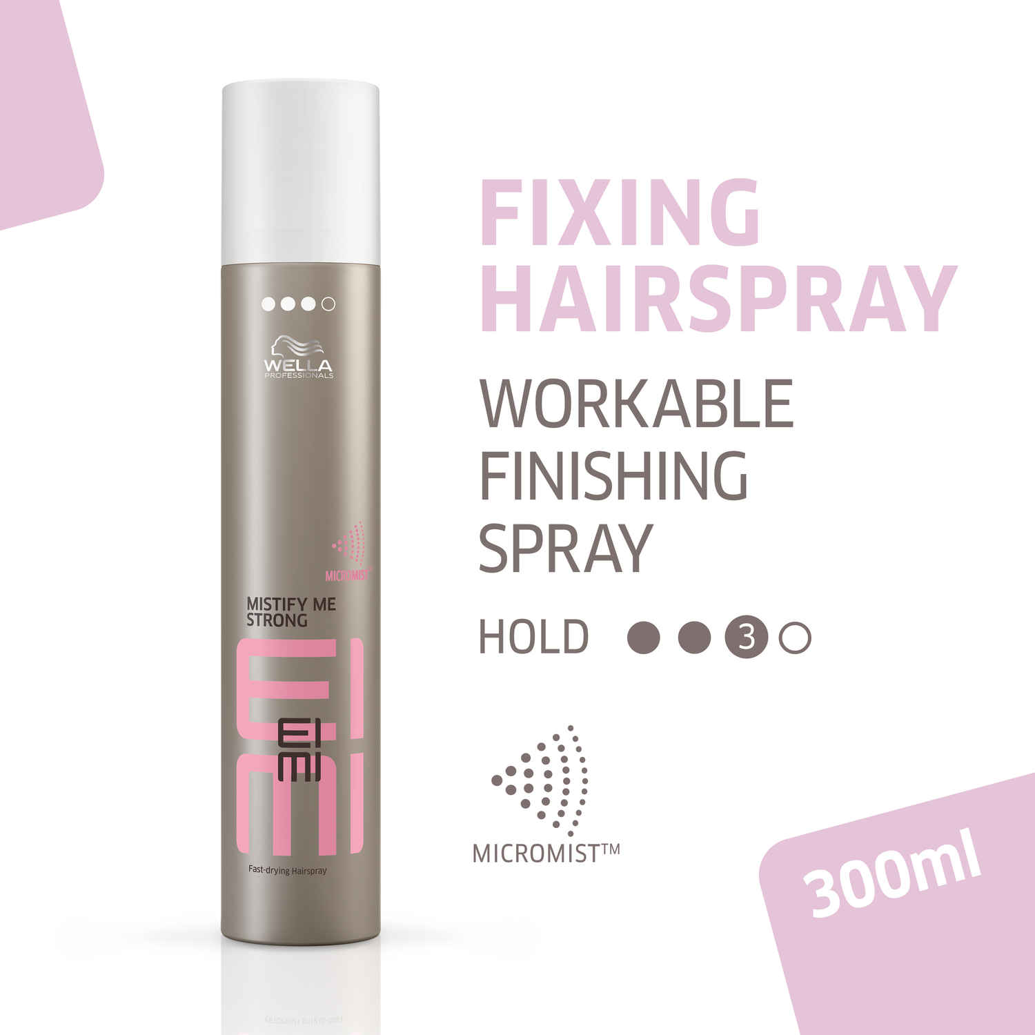 Buy Wella Professionals EIMI Mistify Me Strong Hairspray (300 ml) - Purplle