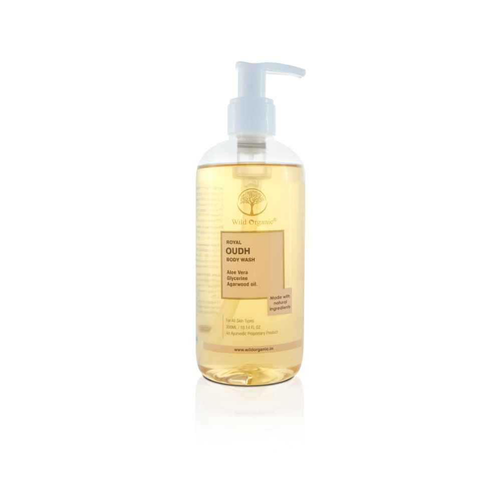 Buy WILD ORGANIC Royal Oudh Body Wash Soothing And Moisturizing Skin 300Ml - Purplle