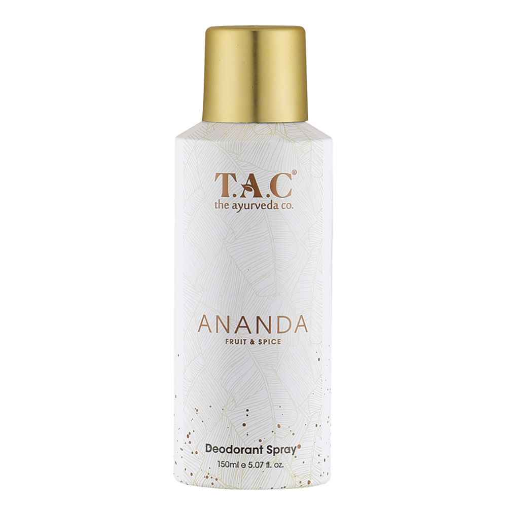 Buy TAC - The Ayurveda Co Ananda Fruit & Spice Deodorant Spray for Men & Women, Refreshing & Long Lasting Fragnance 150 ML - Purplle