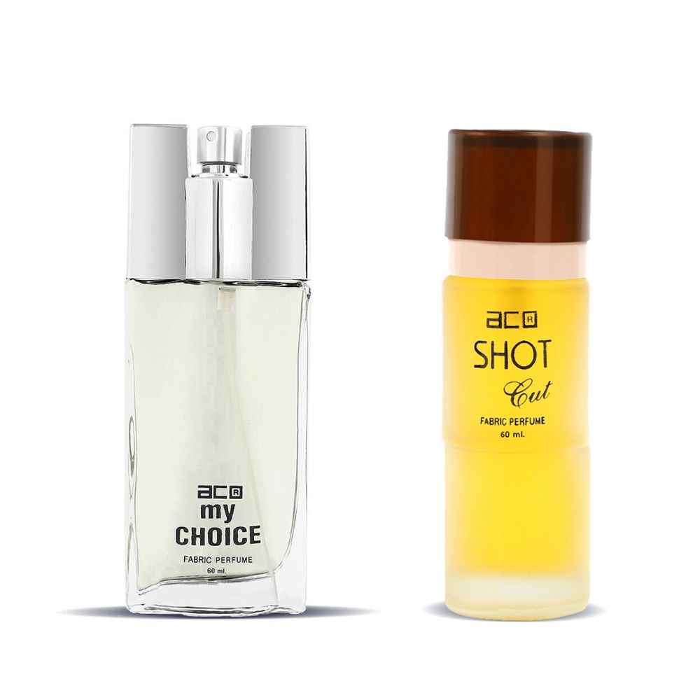 Buy ACO PERFUMES Set of 2 Fragrance My Choice & Shot Cut Scent For Unisex, 60 ml Each - Purplle