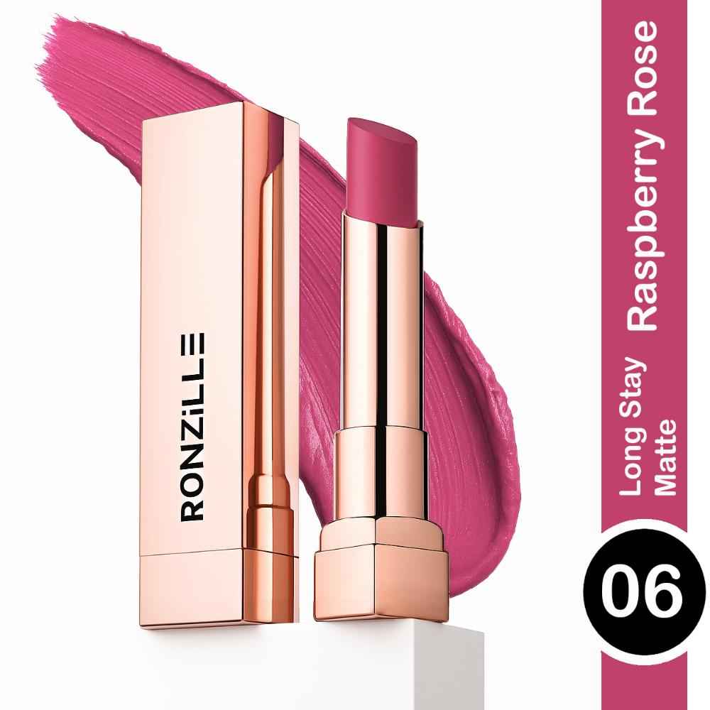 Buy Ronzille RC Long Stay Creamy Matte Lipstick With Intense Colour -06 - Purplle