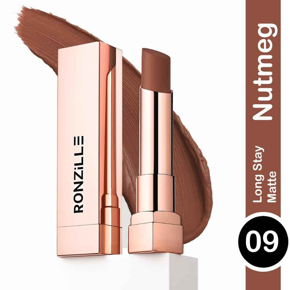Buy Ronzille RC Long Stay Creamy Matte Lipstick With Intense Colour -09 - Purplle