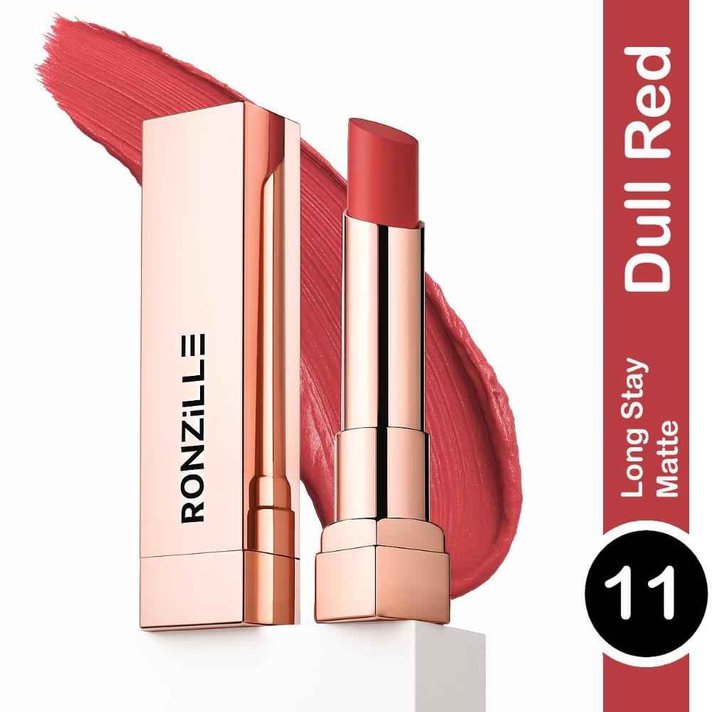 Buy Ronzille RC Long Stay Creamy Matte Lipstick With Intense Colour -11 - Purplle