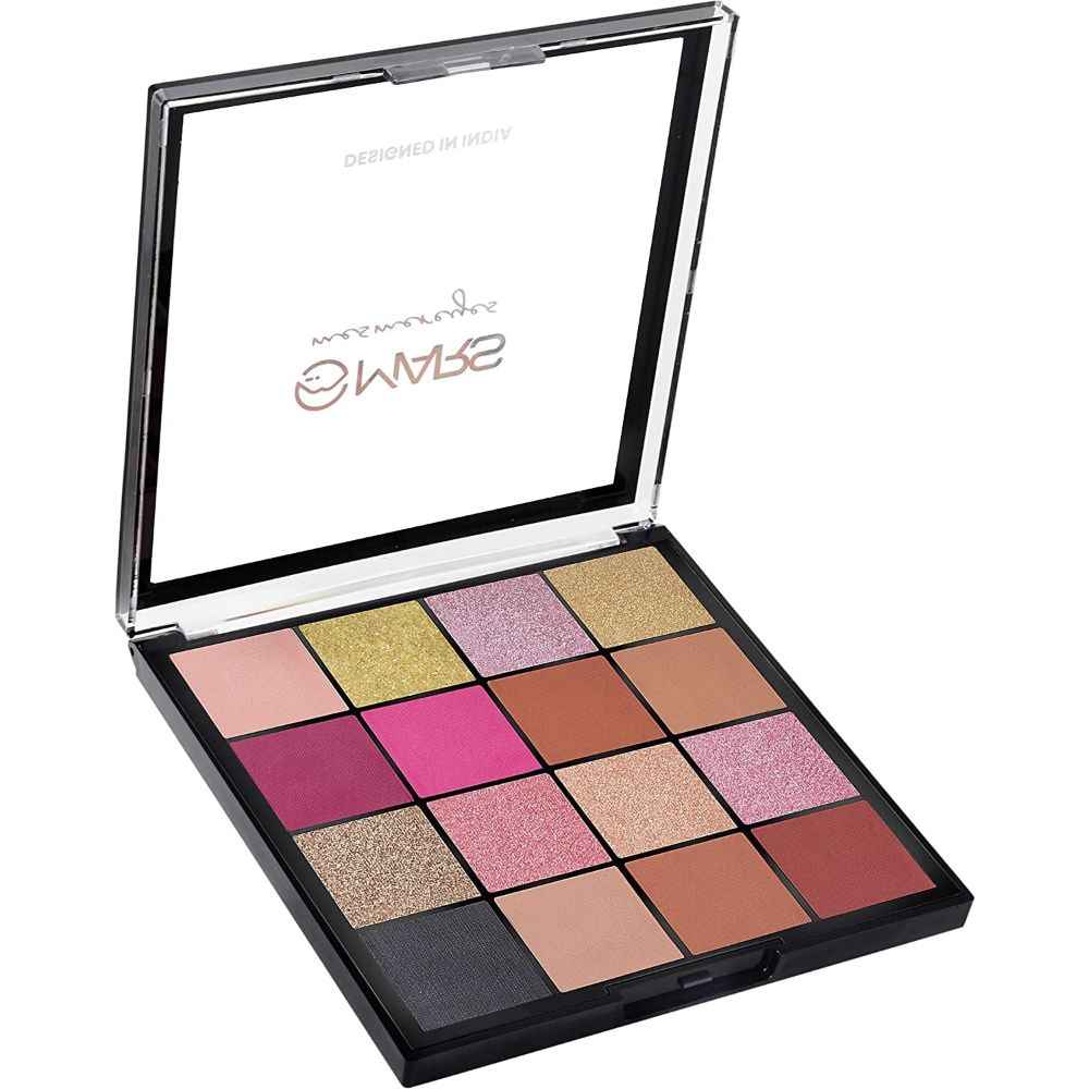 Buy MARS Highly Pigmented Mesmereyes Smoky Eyes, 16-Color Eyeshadow Palette | Multicolor | Matte Finish | Shimmery Eye Shadow Palette (20.8 gm) (01-Multicolor) - Purplle
