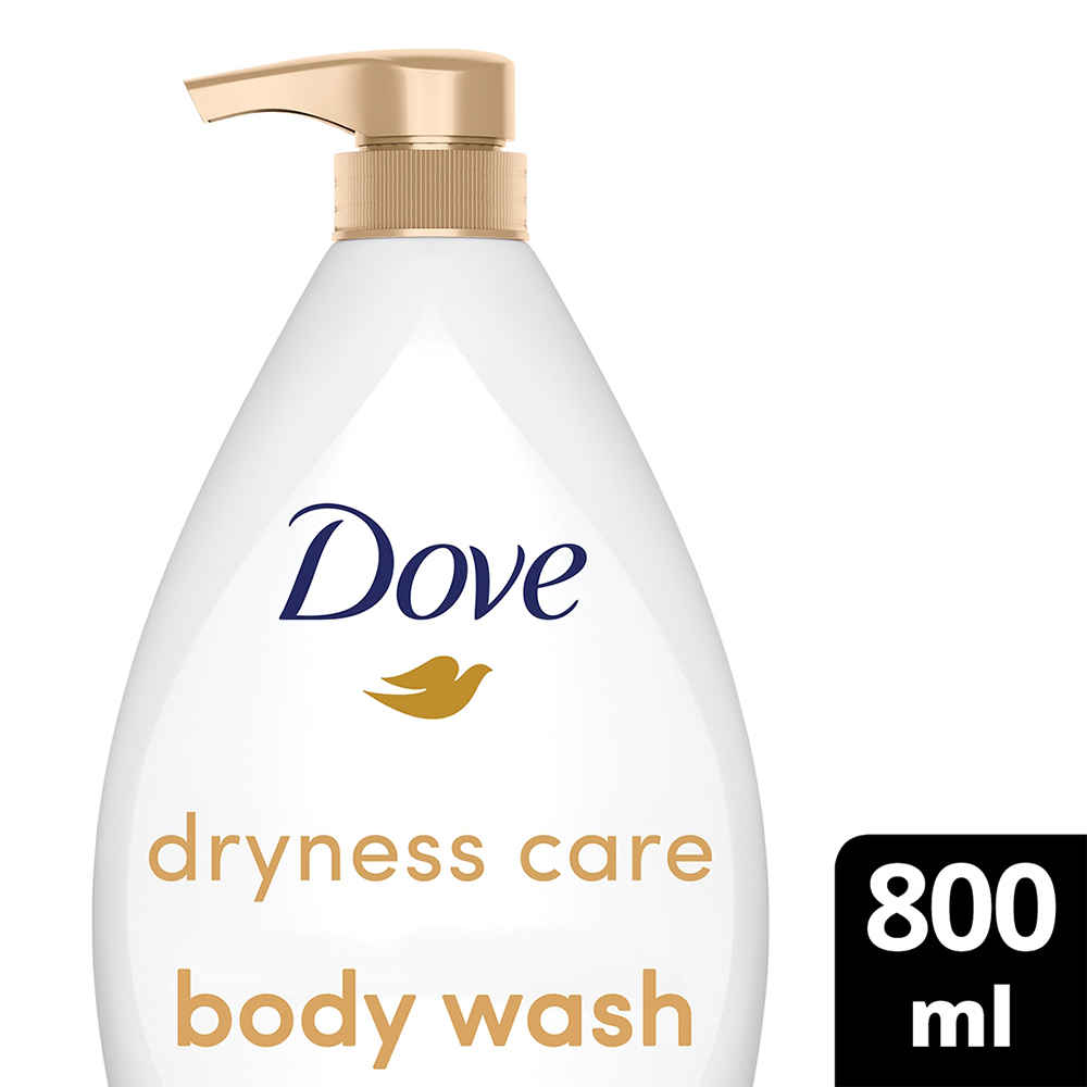 Buy Dove Dryness Care Body wash with Jojoba Oil (800 ml) - Purplle