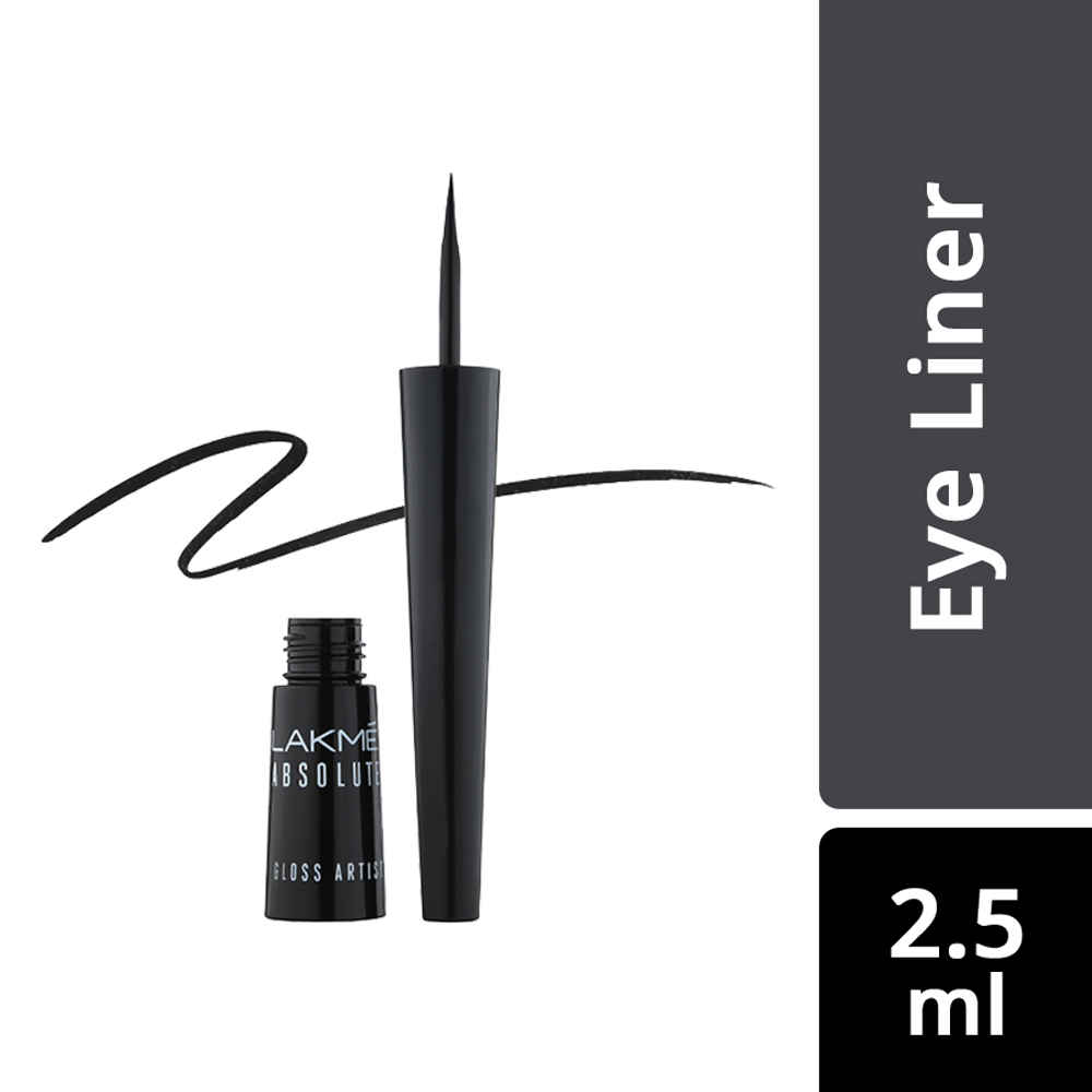 Buy Lakme Absolute Gloss Artist Eye Liner Black (2.5 ml) - Purplle